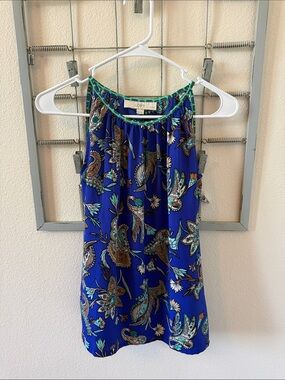 LOFT XXSP Royal Blue Paisley Halter Tank